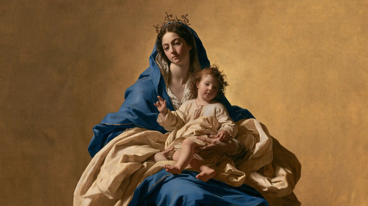 La Vierge à l’Enfant — La Majesté aux deux couronnes