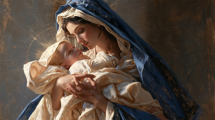 La Vierge à l’Enfant — Le Face-à-face dans le nimbe délicat