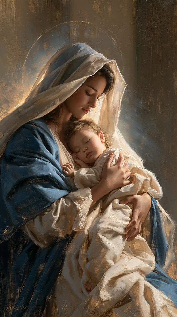 La Vierge à l’Enfant — Le Songe sous le cercle de brume