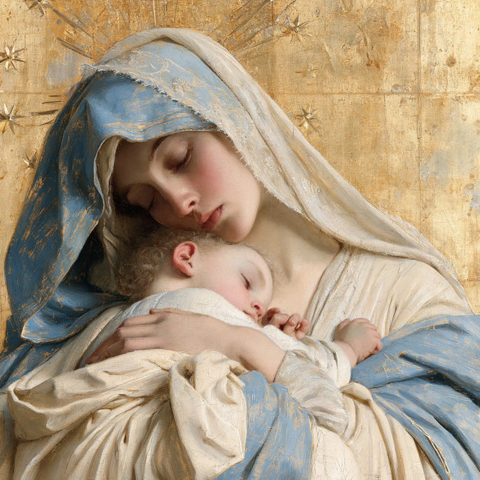 La Vierge à l’Enfant — Le Repos dans la courbe des avant-bras clairs