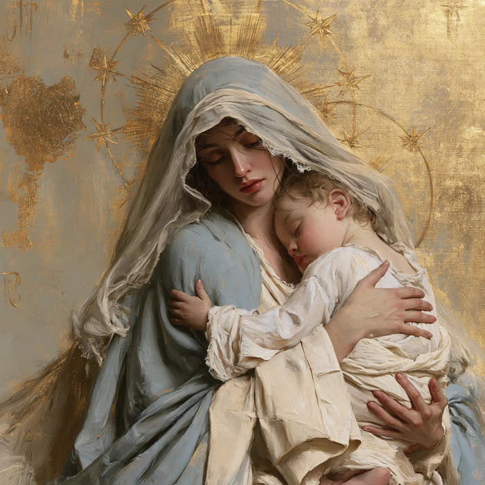 La Vierge à l’Enfant — Le Songe sous les rayons patinés