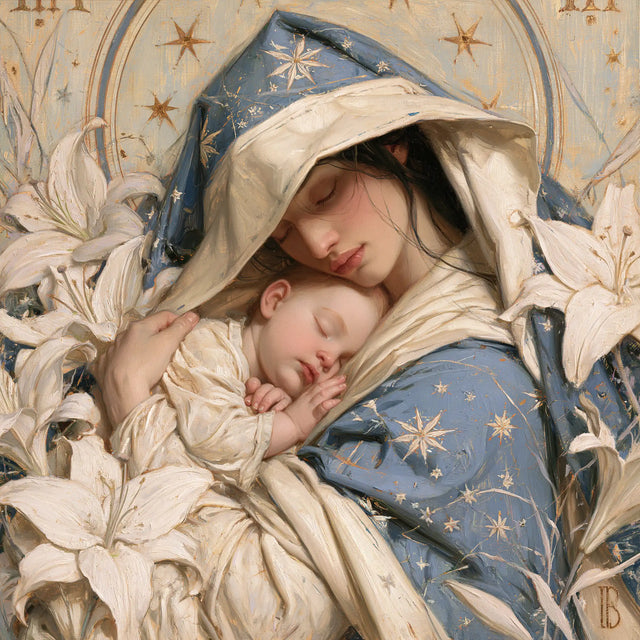 La Vierge à l’Enfant — Le Songe dans le manteau aux étoiles d’argent