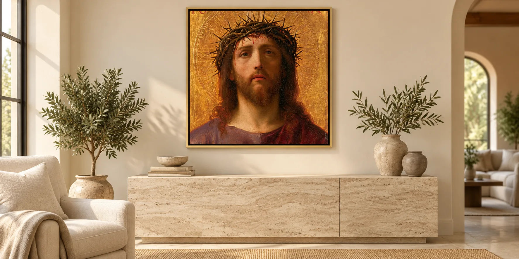 Jésus couronné d’épines