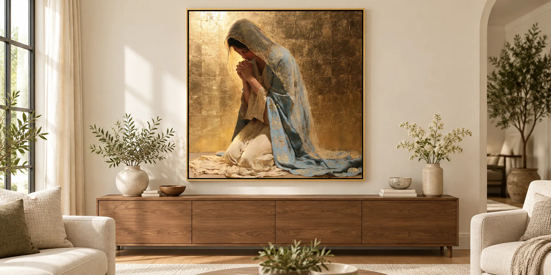 La Vierge Marie en prière - Renaissance florentine
